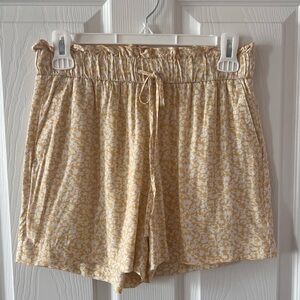 Banana Republic XS High Waist Floral Print Shorts
